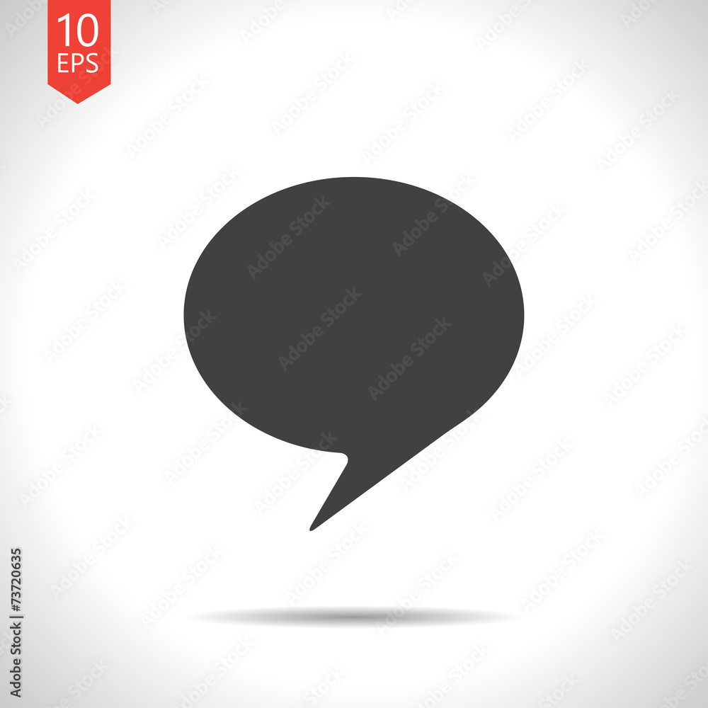Vector callout icon. Eps10 Vector callout icon. Eps10