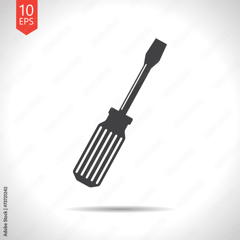 Vector screwdriver icon. Eps10 Vector screwdriver icon. Eps10