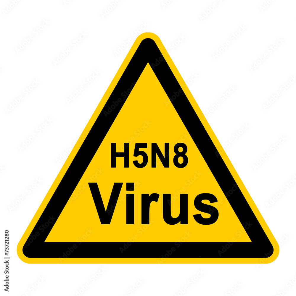 wso100 WarnSchildOrange - Symbol Schild - H5N8 Virus g2631 wso100 WarnSchildOrange - Symbol Schild - H5N8 Virus g2631