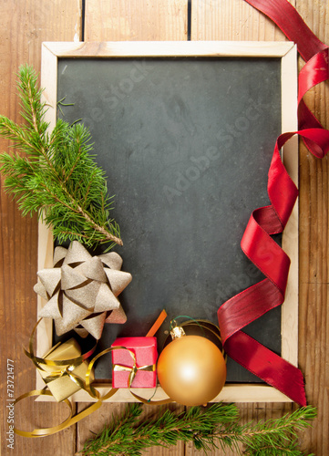 Christmas chalkboard