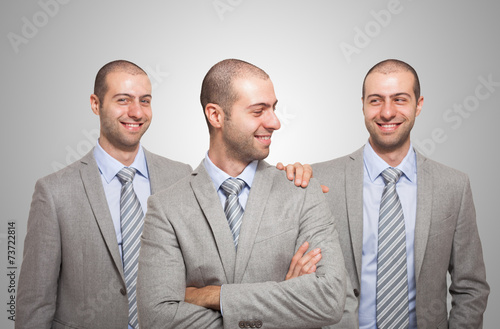 Slika na platnu Businessman congratulating himself