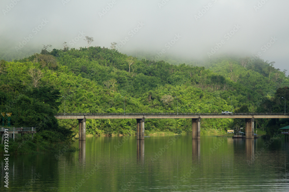 Bridge across river Bridge across river