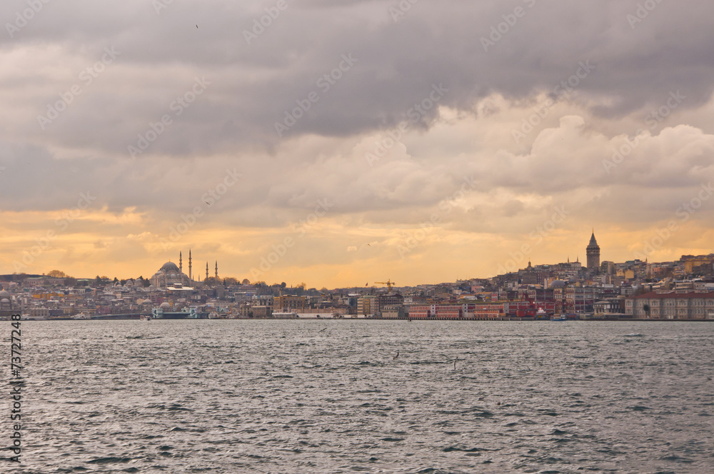 Sunset in the Bosphorus, Istanbul