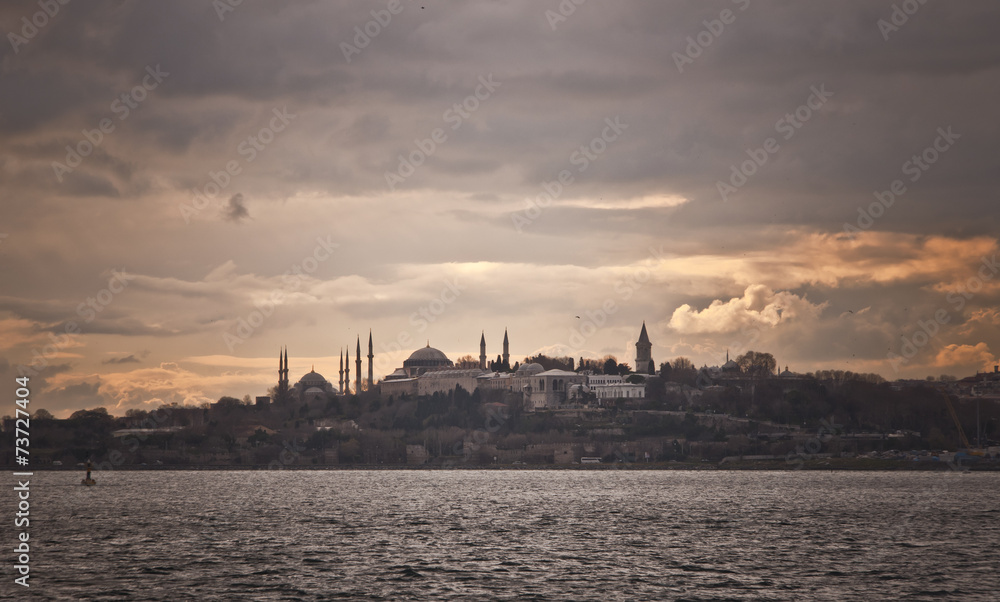 Sunset in the Bosphorus, Istanbul