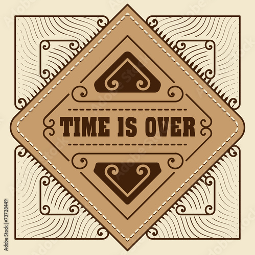 Retro label, Vector file