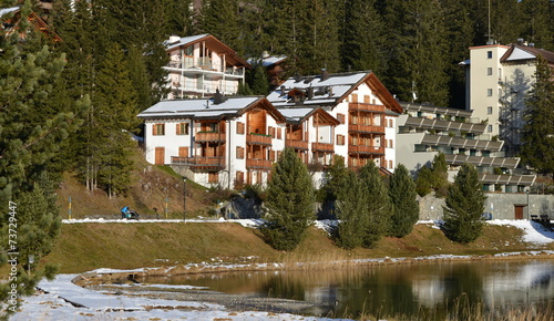 Schilderij op canvas Grisons---Arosa