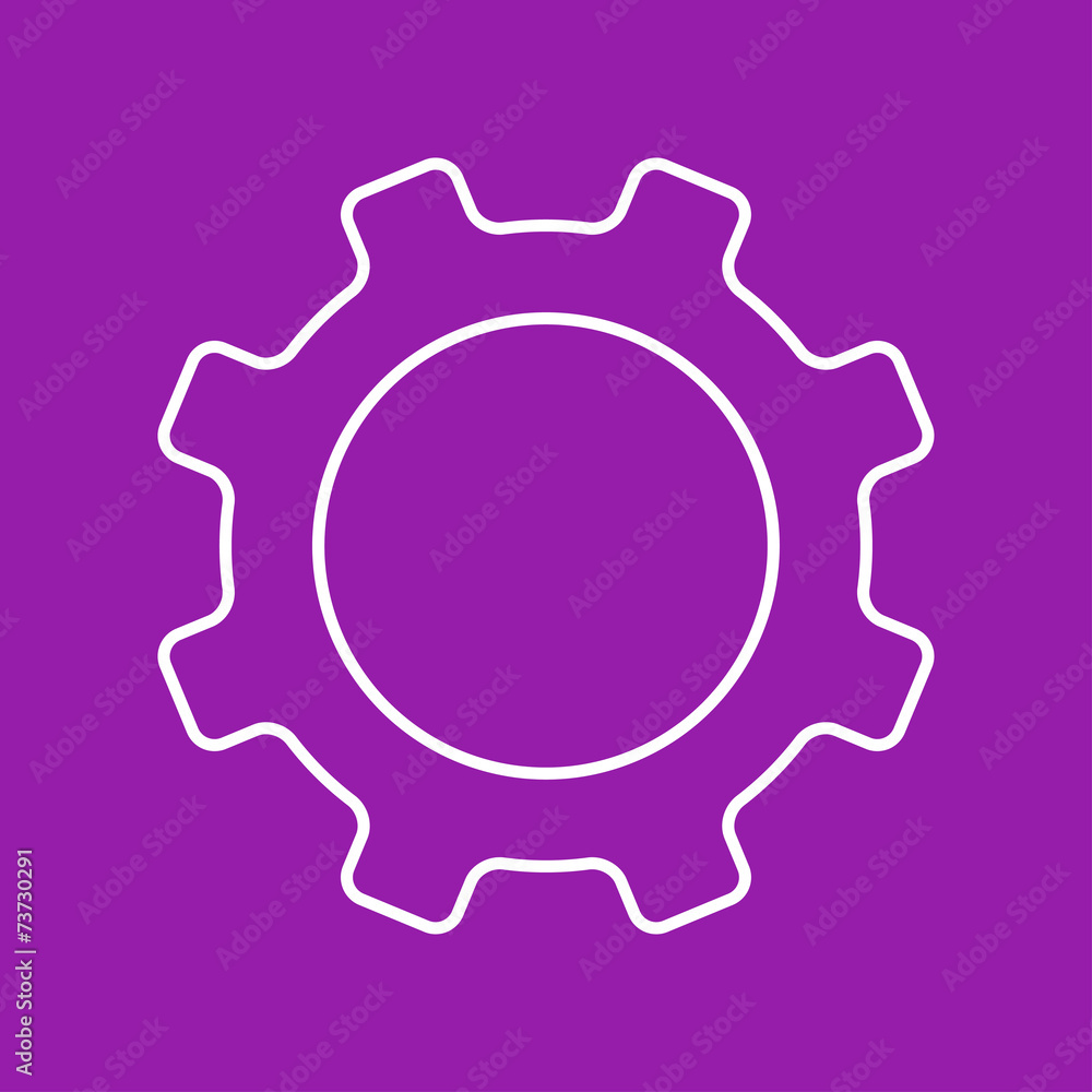 Vector cogwheel icon. Eps10 Vector cogwheel icon. Eps10