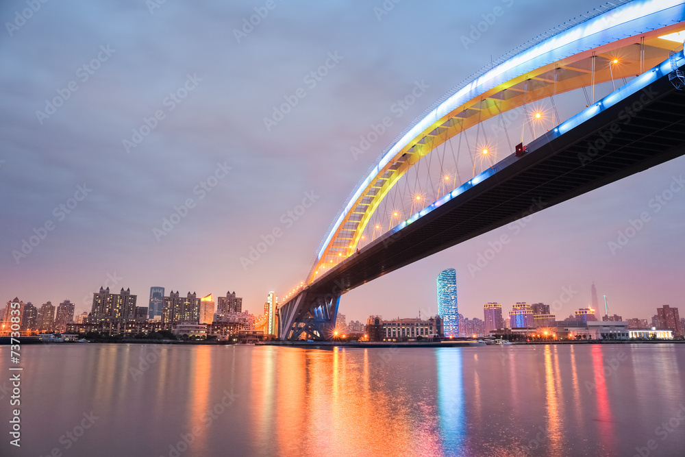 shanghai lupu bridge