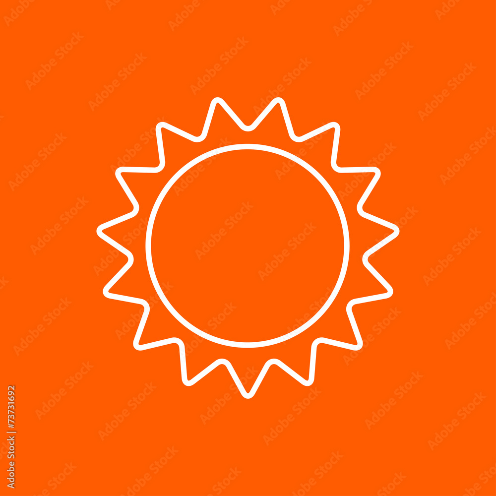 Vector sun icon. Eps10 Vector sun icon. Eps10