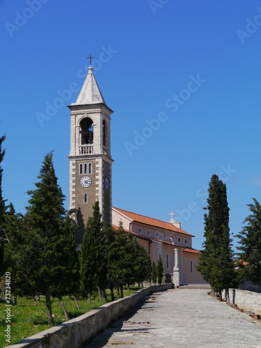 The Parish church of Saint Michael in the town Murter photo