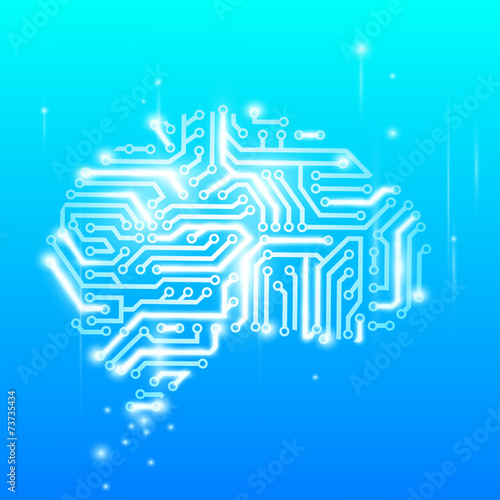 the human brain as a computer chip