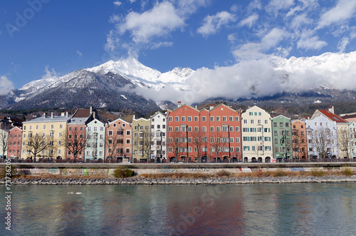 Innsbruck - Veduta panoramica Alpi