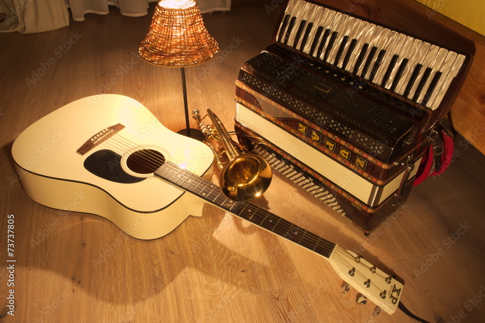 Naklejka premium Musik