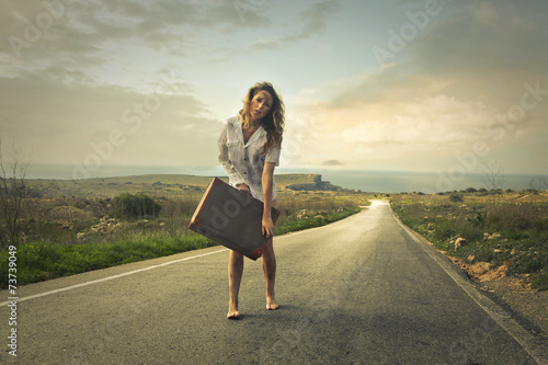 Fotografie unlucky traveller