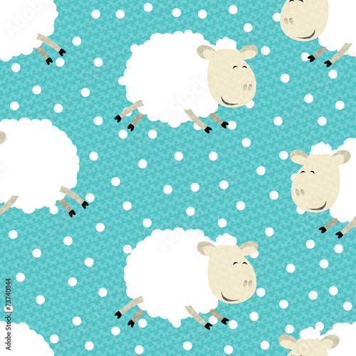 Vector funny sheep