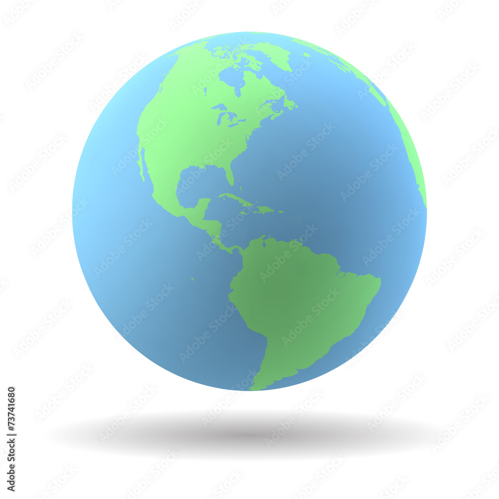 Earth globe