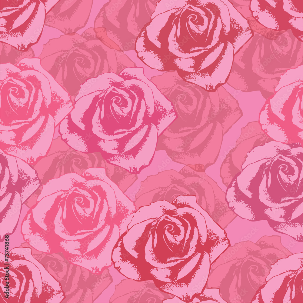flowers rose pattern