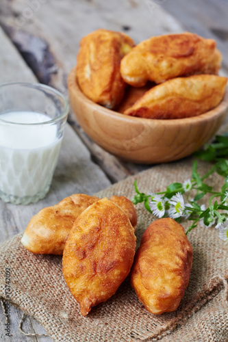 Wallpaper Mural Fried fresh tasty pasties Torontodigital.ca