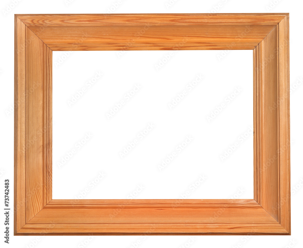 simple wide wooden frame with cut out canvas simple wide wooden frame with cut out canvas