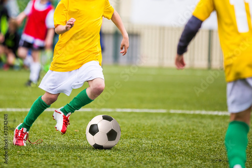 Football soccer match game for children © matimix