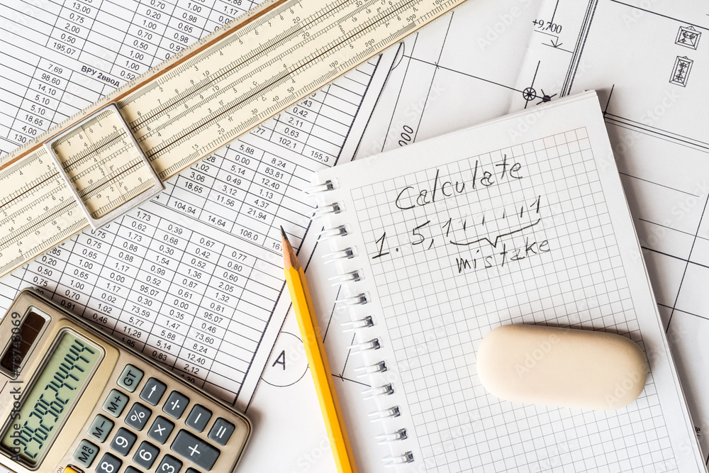Analysis of the design work, the error in the calculations