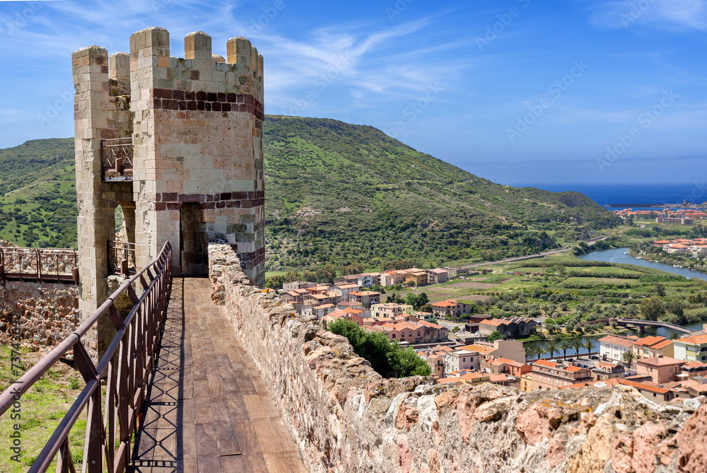 Sardegna, Bosa, Castello medievale dei Malaspina
