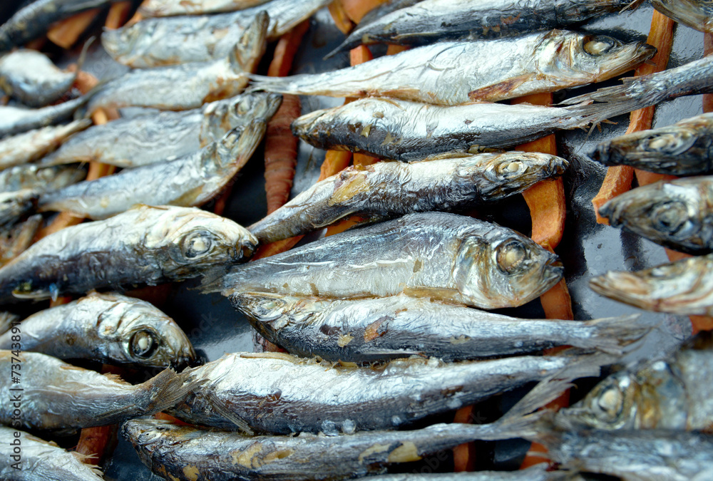 Obraz premium baked herring