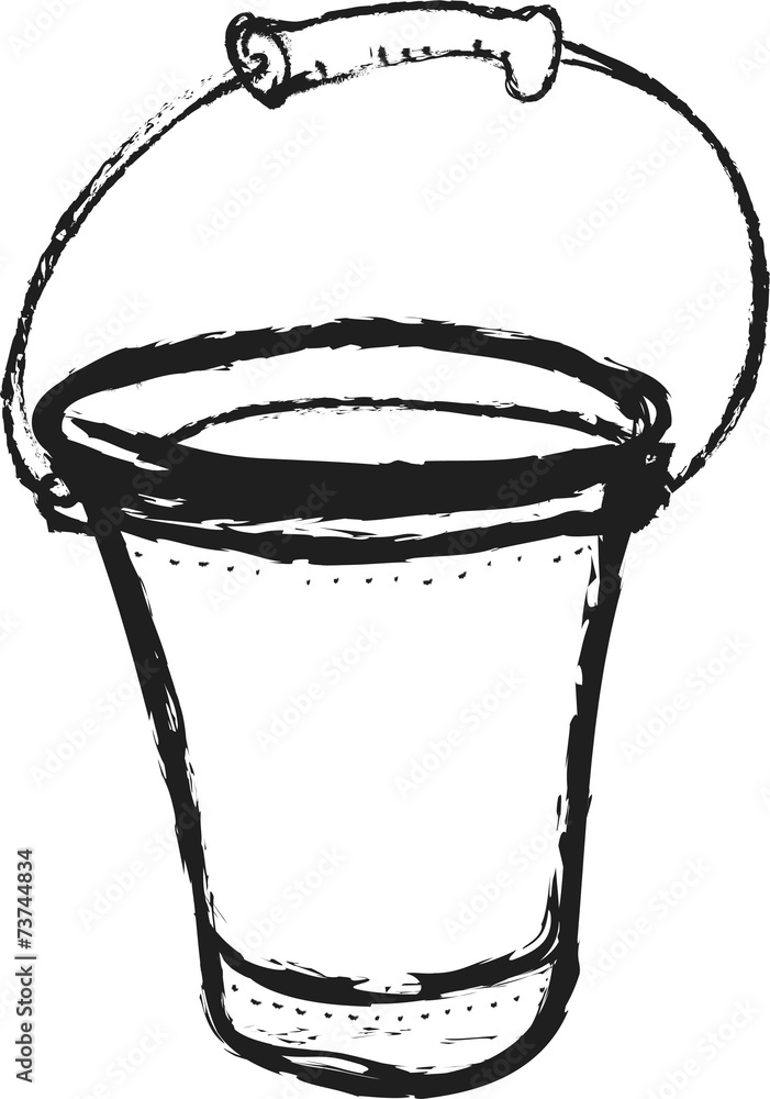 doodle metal bucket doodle metal bucket