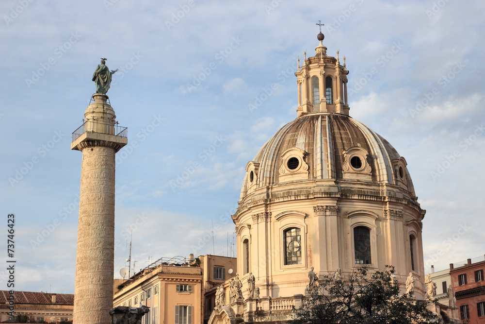 Obraz premium Santa Maria di Loreto in Rome