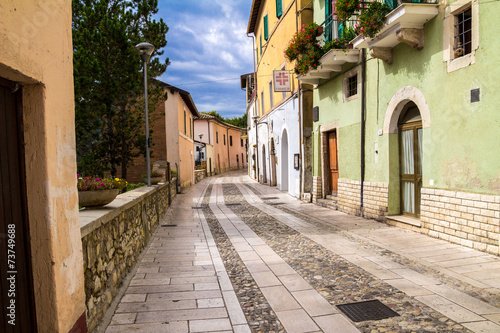 Alleyway, Piediluco. Umbria, Italy.