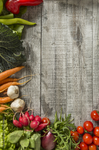 Fresh food on the table