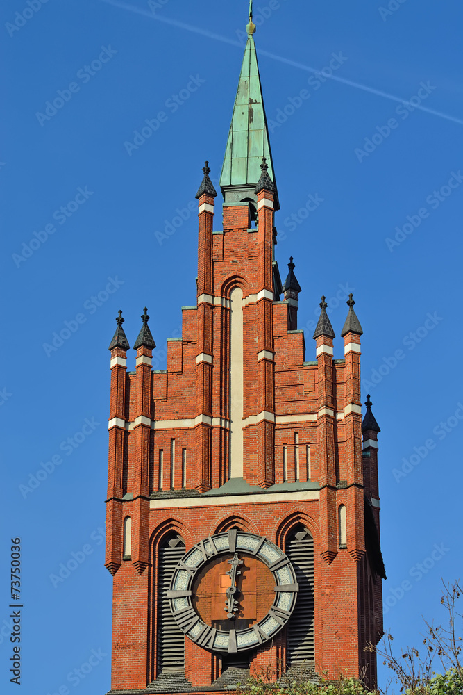 Church of the Holy family. Kaliningrad (before 1946 Konigsberg),