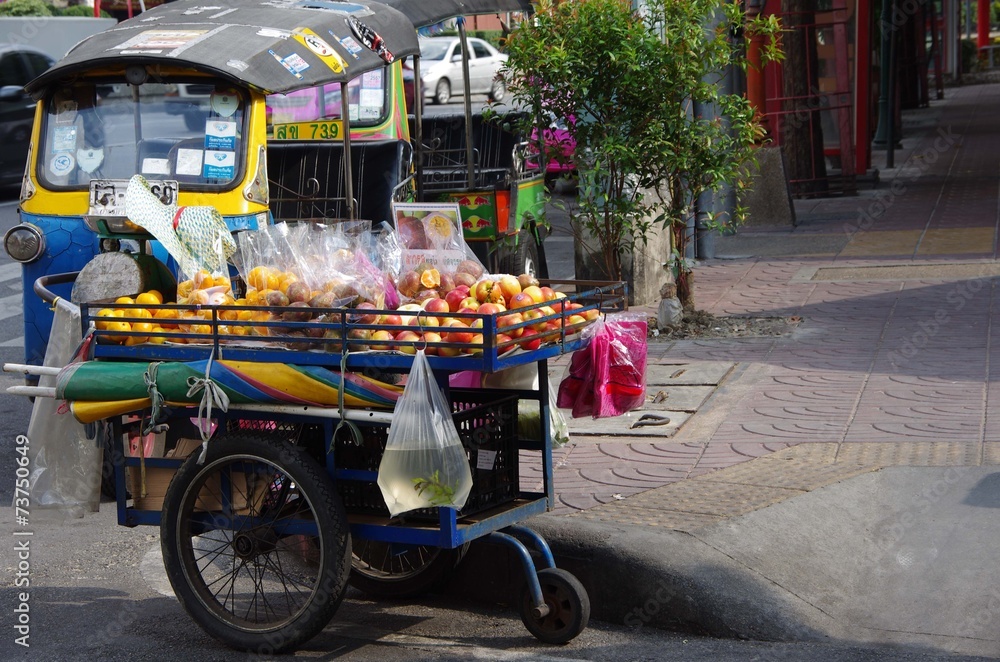 Chariot à Bangkok, Thailande