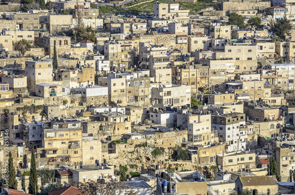 Palestinian Neighborhood in East jerusalem, Israel