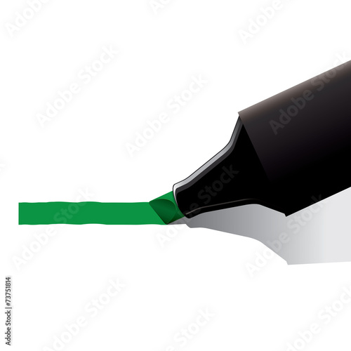 Green marker pen