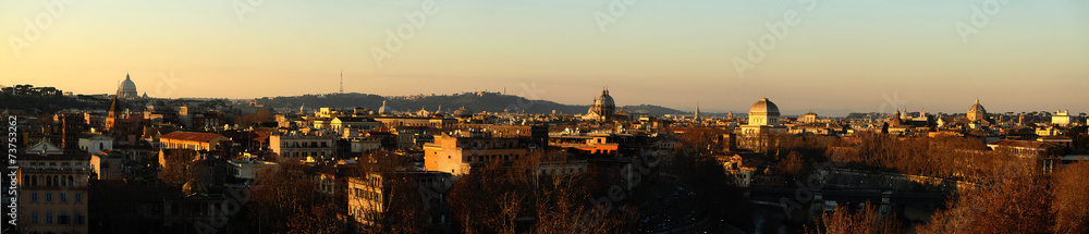 Panorama, Città, Roma, Panoramica,