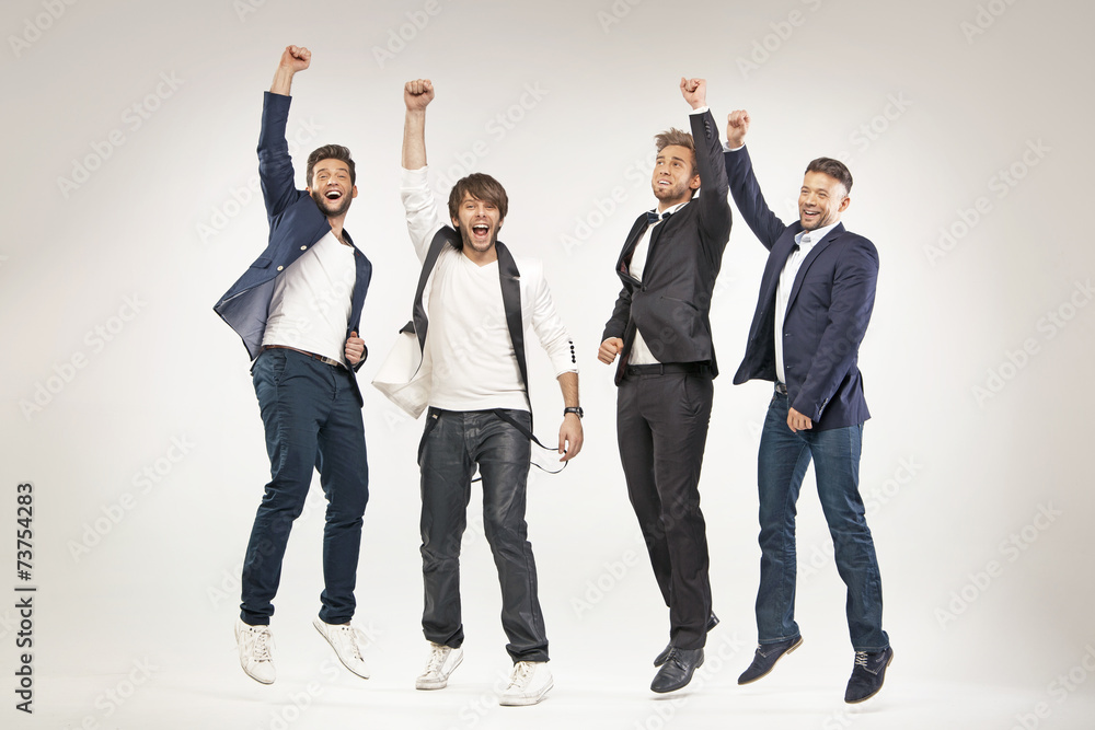 Obraz premium Portrait of the four winners