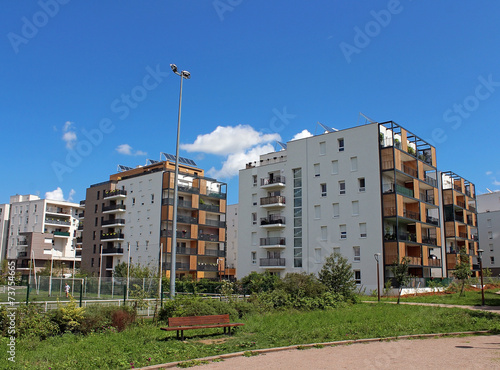 Obraz na płótnie nouveau quartier w salonie