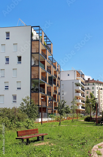 Obraz na płótnie nouveau quartier w salonie