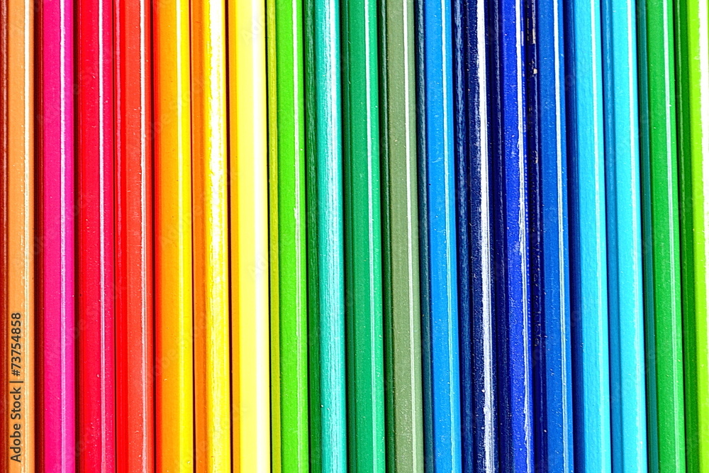 Obraz premium Beautiful color pencils