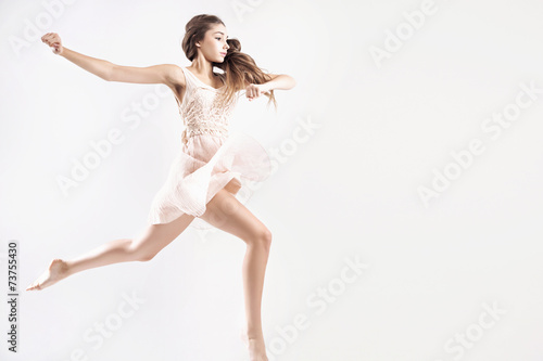 Young girl as a ballet dancer