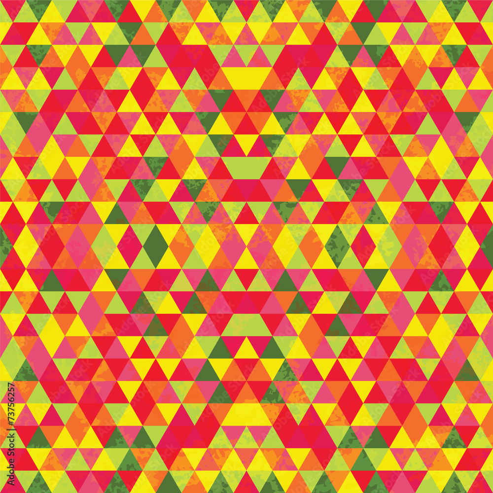 Triangular Mosaic Colorful Background Triangular Mosaic Colorful Background