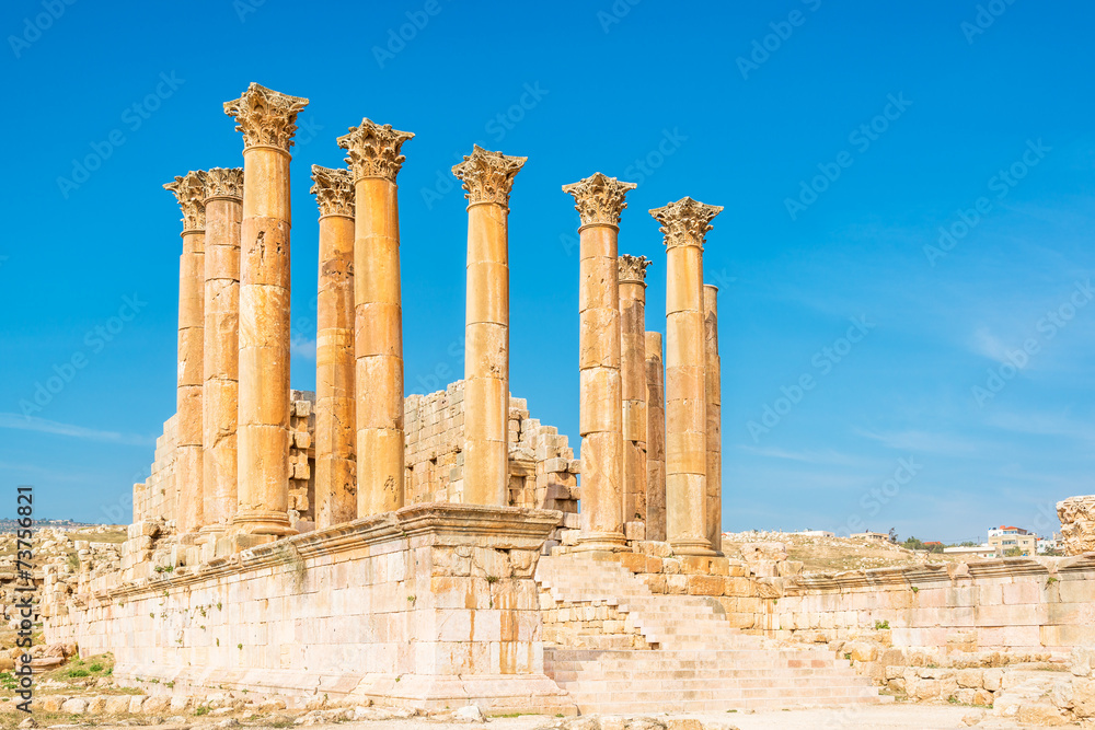 Temple of Artemis is a roman temple in Jerash, Jordan