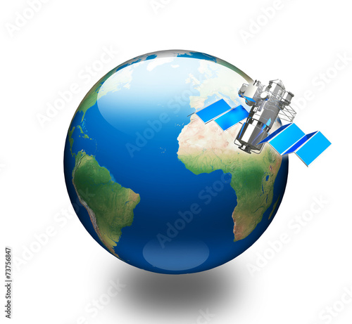 Fototapeta Naklejka Na Ścianę i Meble -  Satellite Terra