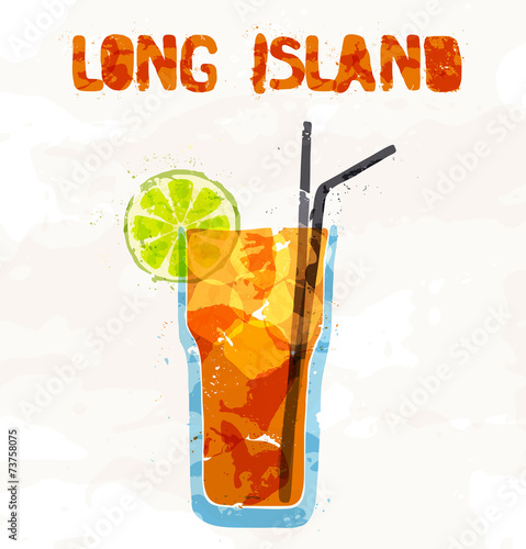 Long island ice tea coctail