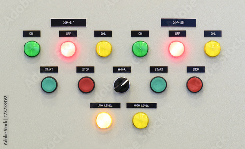 The fire control panel
