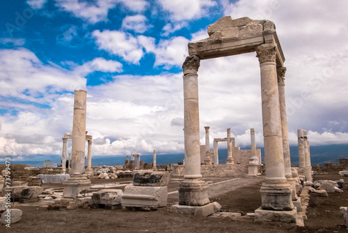Ruins of Laodicea. Historical Background with Engaging Copy Space.