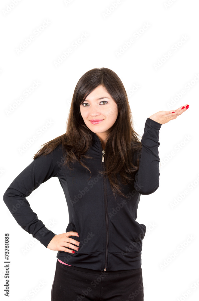 portrait of beautiful young brunette girl posing portrait of beautiful young brunette girl posing