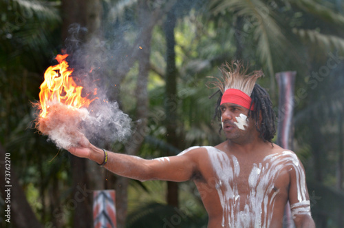 Aboriginal culture show in Queensland Australia