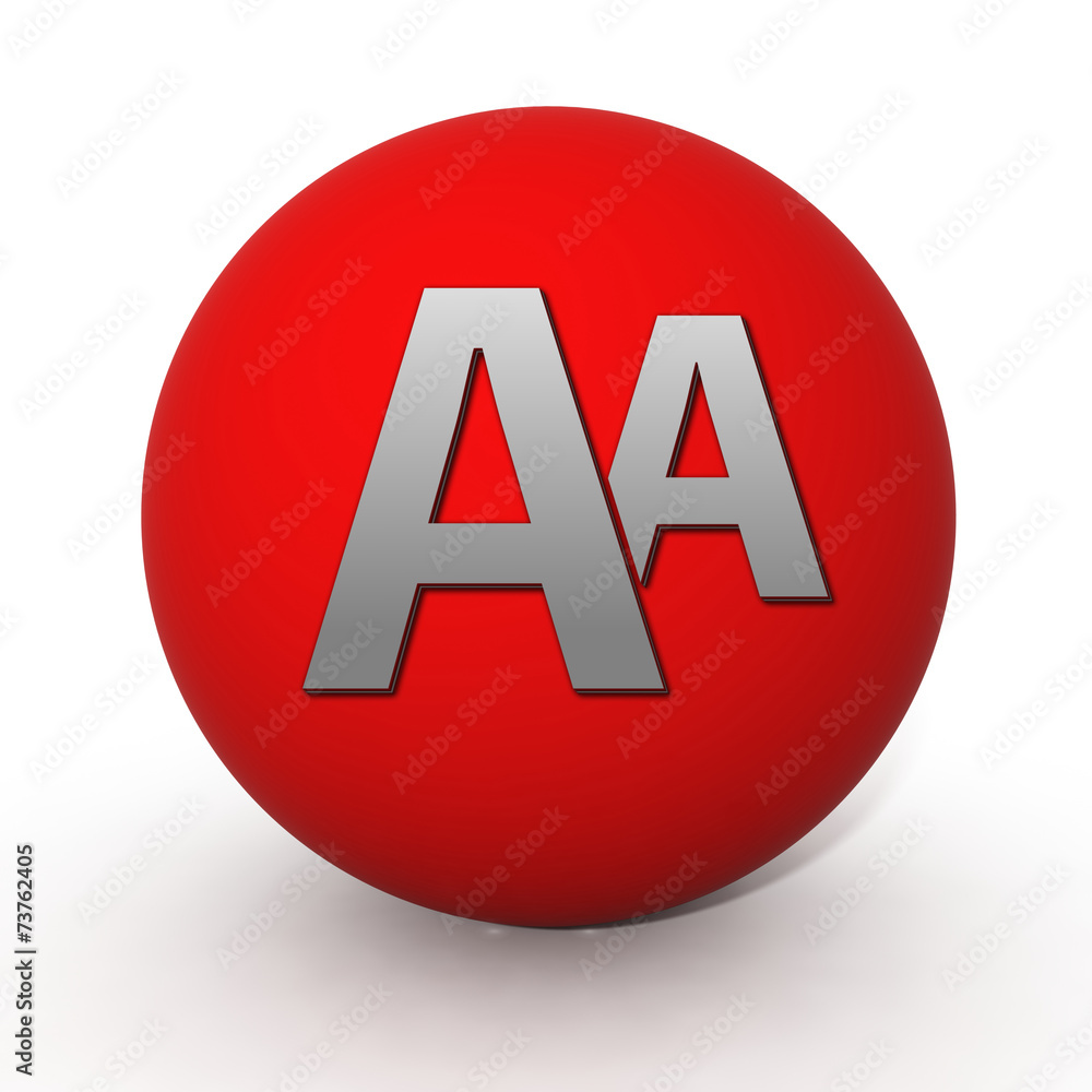 Alphabet circular icon on white background Alphabet circular icon on white background
